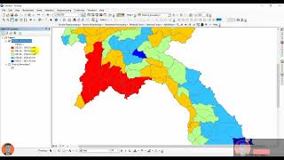 creating Rainfall statistic of district level map in ArcGIS