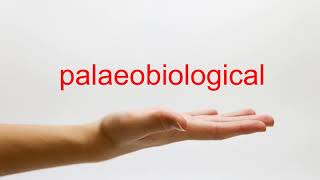 How to Pronounce palaeobiological - American English