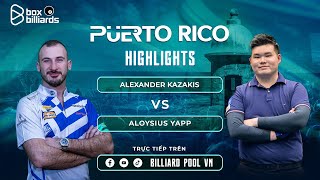 HIGHLIGHTS | LAST 16| ALOYSIUS YAPP VS ALEXANDER KAZAKIS| PUERTO RICO OPEN 2024