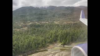 Delta SkyWest E175 Landing Ketchikan KTN