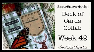 Week 49 Collage Collab | Deck of Cards Collab Weekly Project | Collage Challenge #sweetbeecardcollab