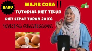 CARA  DIET TELUR TERBARU TURUN 20 KG MUDAH - FADHILA OFFICIAL