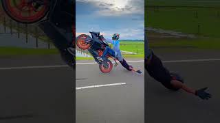 KTM Biker Stunt Performance Challenge #shorts #status #shorts