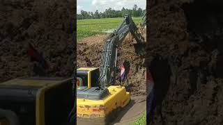 Heavy Equipment Excavator At Work Part 33