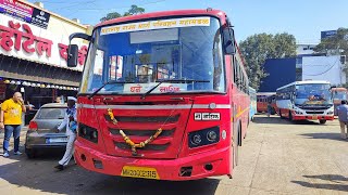 MSRTC New Bus BS6 Nashik To Dhule | New Bus BS6 Nashik | BS 6 Bus TATA | Bs6bus New msrtc