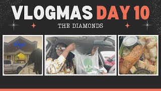 VLOGMAS DAY 10: DOLLAR TREE FINDS, DIRTY DIAPERS, SALATA, & GROCERY SHOPPING