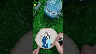 ||wood paintings of couples|| #painting #trending #viral #love #acrylicpainting #artwork