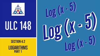 Logarithms, Part 1