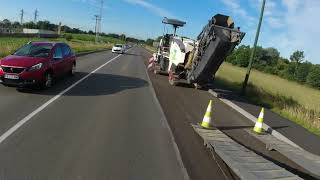 Vers la fin de la discontinuité de la bidir vers Noyal-Châtillon sur le pont de la rocade ? 22-08-04