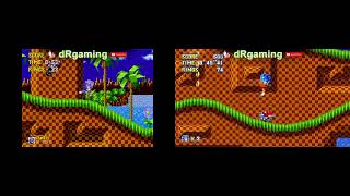 Sonic The Hedgehog vs Mania Comparison