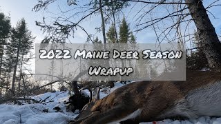 2022 Maine Deer Season Wrapup