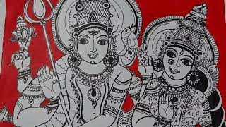 Sivaparvathi Kalamkari Art