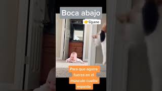 Para qué el Boca abajo? #bebe #baby #estimulaciontemprana #crianza #desarrollo #bocaabajo