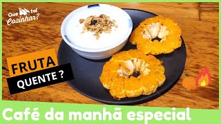 SOBREMESA TANGERINA QUENTE NA AIRFRYER