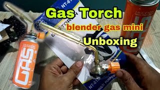 Flame gas torch Unboxing//las gas mini