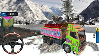 Real Indian Cargo truck Simulator | Truk Muatan Gas Mode Offroad #1 | Android gameplay