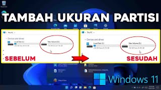 Cara Menambah Ukuran Partisi C / D Di Windows 11