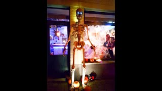 fun with an 8ft talking skeleton