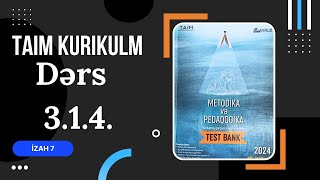 Karol Dvek "Düşüncə tərzi" nəzəriyyəsi - TAİM 2024 Kurikulum test bankı  izah #7