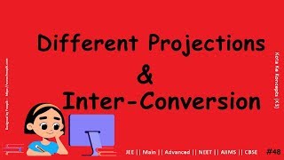 Inter-conversion of Projections || JEE Main || Advanced || NEET || CBSE || In Hindi