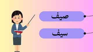 Similar words; different meanings (Synophone) in Arabic (Levantine dialect)