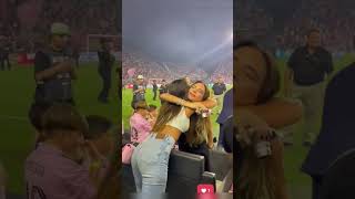 All hugs after Messi free kick goal! #football #messi #intermiami #reels #viral #barca #fifa