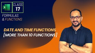 MS Excel Data and Time Functions - YEARFRAC, WORKDAY, NETWORKDAYS, EOMONTH, DATEDIF and More