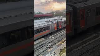 MOMEN KEBERANGKATAN KA MALABAR MALANG-BANDUNG DARI STASIUN CICALENGKA #kai #keretaapi #sepur