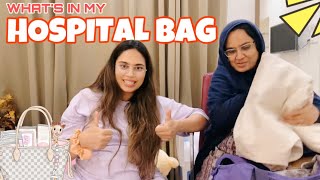 PACKING THE HOSPITAL BAG FOR BABY & ME 🎒|| Pregnancy series