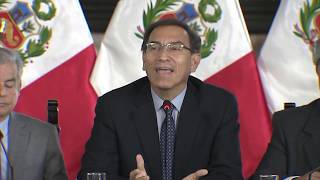 Mesa de Concertación en reunión con Presidente Martín Vizcarra