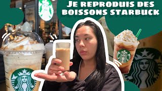 JE REPRODUIS DES BOISSONS STARBUCKS !!