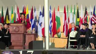 Wellesley College Class of 2017 commencement; Hillary Clinton speaks