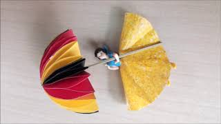 DIY-Kids Craft : Colorful Paper Umbrella