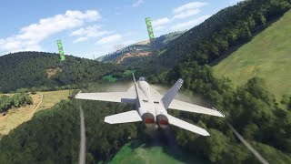 Flying the Amazing Mach Loop in the New Microsoft Flight Simulator 2024