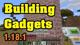 Building Gadgets Mod 1.18.1 & Tutorial Downloading And Installing For Minecraft