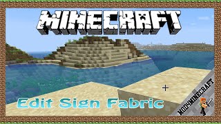 Edit Sign Fabric Mod 1.18.1 & Tutorial Downloading And Installing For Minecraft