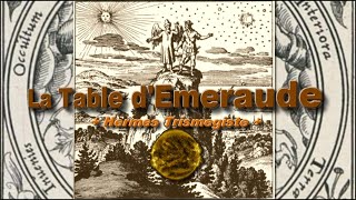 La Table d’Émeraude - Hermes Trismégiste. Les Portails du Mystère