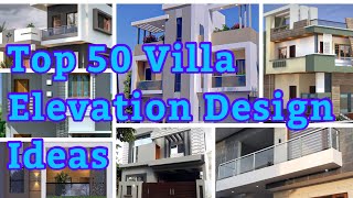 Top 50 Villa Elevation Design Ideas