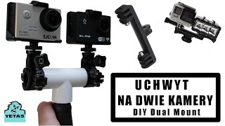 Uchwyt Na Dwie Kamery DIY How to make Dual Camera Mount Double Bracket Bridge