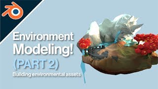 Environment Modeling (Part 2) | Blender 2019 for Beginners | TheNiceOne 3D Timelapse