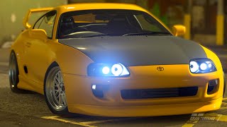 Gran Turismo 7 - Toyota Supra mk4 Customization Options | Clean street build🔥