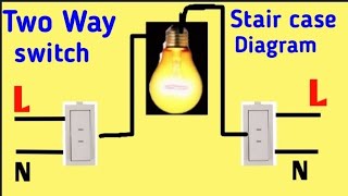 Two way Switch connection ! Two way Switch Wiring Diagram ! Naresh Kumar