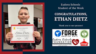 Student of the Week: Ethan Dietz