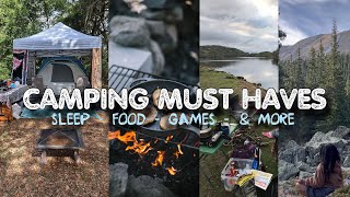 TENT CAMPING FOR FIRST TIME CAMPERS | WHAT DO YOU REALLY NEED ? | MY CAMPING ESSENTIALS #camping