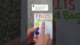 Fruit blind bag #ideas #diy #blindbag #craft #make #asmr