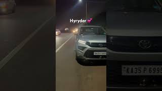 Night view of hyryder 👌 #shorts #hyryder #grandvitara #toyota #elevate #hybrid