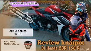 Review + cek sound knalpot WRX di Honda CBR 150 R