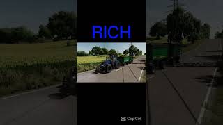 Poor VS Rich FS22 #fs22 #farmingsimulator22 #game #building #ursus #valtra #shorts #music