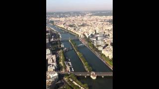 View from the Eiffel Tower summit