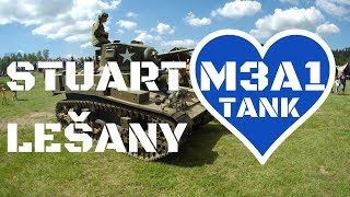 TANK M3A1 STUART - LEŠANY 2017